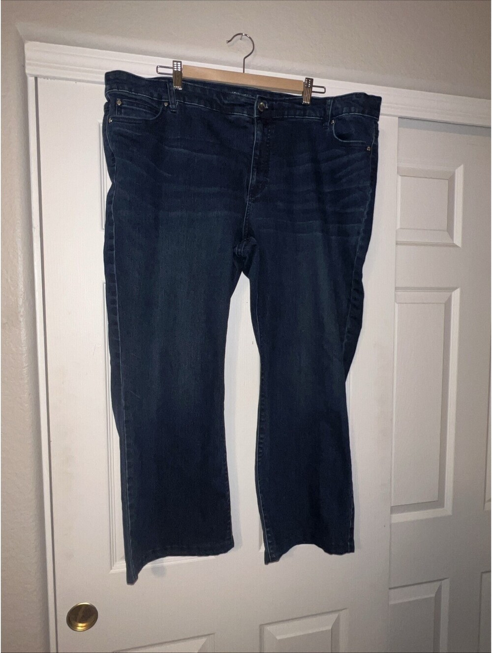 Jennifer Lopez JLO Jeans Womens 22W Curvy Bootcut Mid Rise Dark Wash Stretch